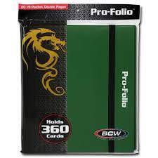 BCW Folio 9-Pocket Green